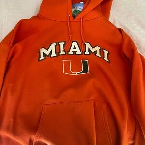 Champion Miami hurricanes XL hoodie